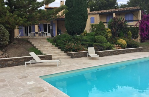 Saint-Cyr-sur-Mer Villa | Large Villa 15p, pool, sea, tennis, near Calanques and Golf de Frégate.