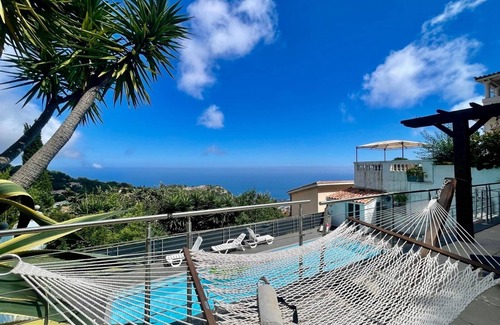 La Turbie Villa | Large Villa, 4 bedrooms, unique panoramic view of Monaco, gardens, swimming pool