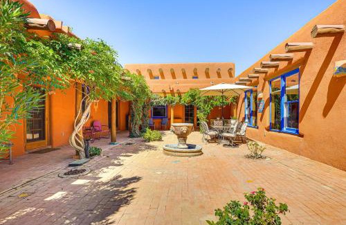 Mesilla Park House | Las Cruces Santa Fe-Style Adobe Home on 6 Acres!