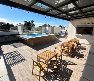 Mezcales Apartment | Las Frayadas,Depto Rooftop y Piscina, a 7 min de playas de Nuevo Nayarít