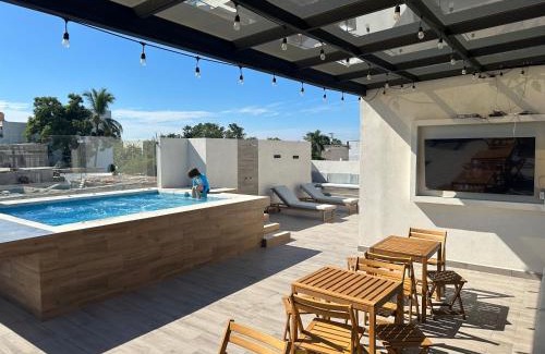 Mezcales Apartment | Las Frayadas,Depto Rooftop y Piscina, a 7 min de playas de Nuevo Nayarít