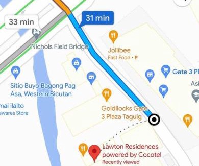 Taguig Apartment | Lawton Residences Studio Room 2C