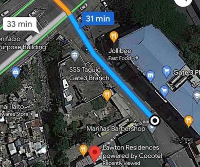 Taguig Apartment | Lawton Residences Studio Room 3D - 4 pax