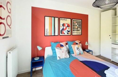 Vaires-sur-Marne Apartment | Le 24 Nautic, Appartement douillet Bassin olympique Disneyland & Paris avec parking