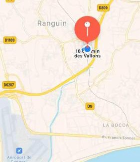 Le Cannet House | Le Cannet, chambre double à l'étage privatif, d'une maison avec piscine