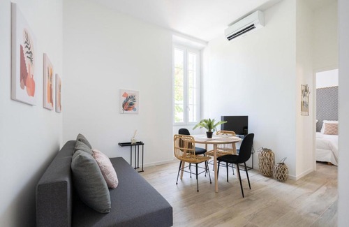 Mazargues Apartment | Le Concorde 1 - Appart 1 chambre Terrasse Clim Kedge Vélodrome Calanques