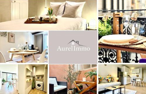 Orange Apartment | Le Cosy Bruey - Appartement Confort avec Balcon - Centre-Ville