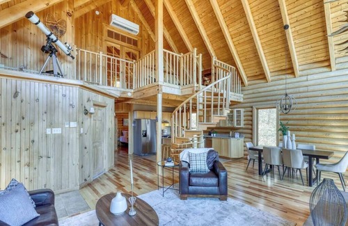 St-Adolphe-d'Howard House | Le Courchevel Luxe Chalet + Private Pool & Jacuzzi
