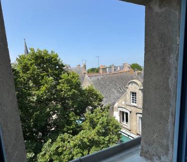 Guerande Apartment | Le CulSalé joli studio au cœur des remparts avec vue imprenable sur les toits