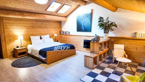 Saint-Jean-de-Sixt Apartment | Le Grenier 1821 - Mini chalet - Centre village - AravisTour