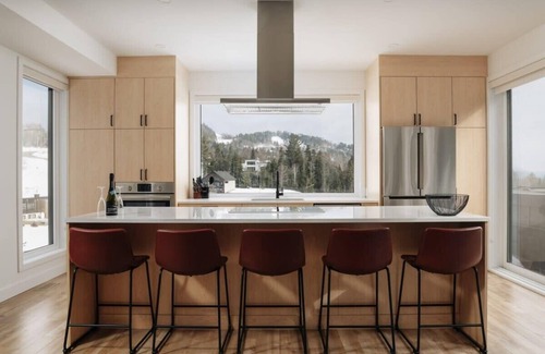 Saint Come Ski Chalet | Le Nordet - Spa, Game Room, and Stunning View