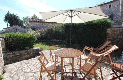 Verfeuil House | Le Patio cottage with peaceful pool near Cèze valley and Uzès