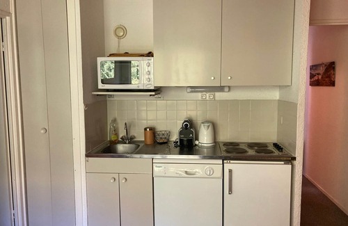 Le Pleynet Apartment | Le Pleynet: 2P Cabin, 30m², 6 pers, 300m from slopes, balcony, elevator