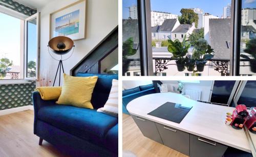 Lorient Apartment | LE REFLET MERVILLE - Central & chic - AufildeLorient