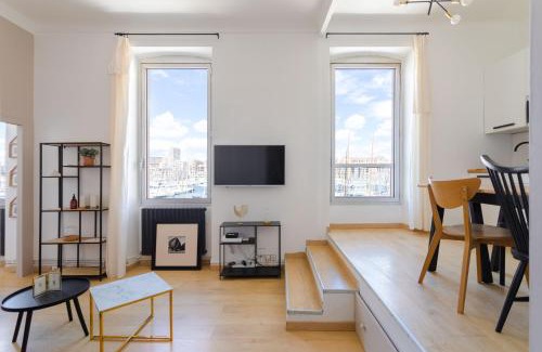 Saint-Victor Apartment | Le Rive Neuve Standing Vieux-Port - Appartement 1 chambre 4 pers Vue Mer Clim