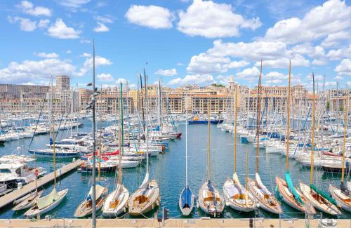 Saint-Victor Apartment | Le Rive Neuve Standing Vieux-Port - Appartement 1 chambre 4 pers Vue Mer Clim
