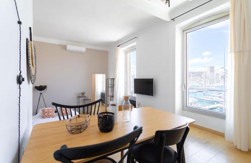 Saint-Victor Apartment | Le Rive Neuve Standing Vieux-Port - Appartement 1 chambre 4 pers Vue Mer Clim