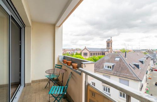 Neudorf South Apartment | Le Saint Aloïse - Balcon, Vue à 10min du Centre