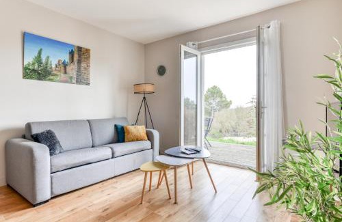 Carcassonne Apartment | Le Soleil du Lac - Parking Privatif - Terrasse - Netflix - Clim