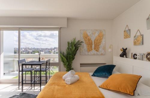 Bourg-l'Eveque Apartment | Le Studio de l'Ange - Vue imprenable