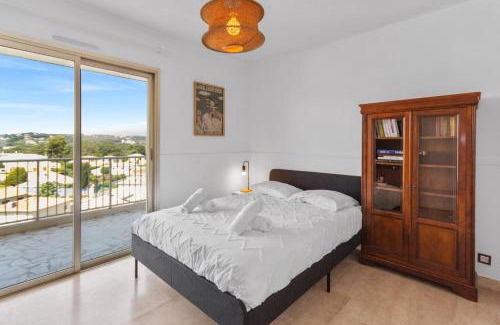 Plaine de la Brague Apartment | Le Thalassa - Spacious - Sea View - AC - Parking - Pool