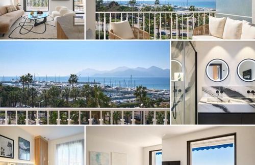 Pointe Croisette Apartment | Les DUNES 3 BEDS CROISETTE BEACHES Sea VIEW