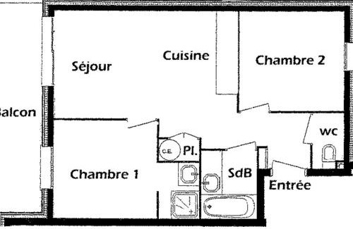 Bisanne 1500 Apartment | Les Saisies: 3 pièces cosy, 2 sdb, balcon, parking, 6 pers - FR-1-293-78