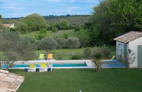 Uzes Villa | Less than 10 min. walk from the center of Uzes, luxurious villa with heated pool