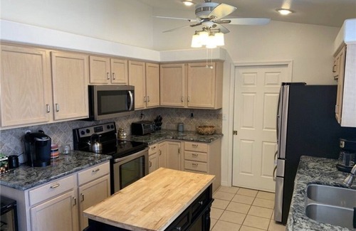 Sunridge Estates House | Life is Better on the River Snowbirds are Welcome-message for monthly rates.