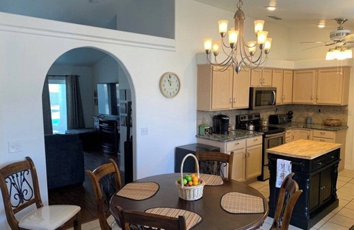Sunridge Estates House | Life is Better on the River Snowbirds are Welcome-message for monthly rates.