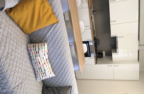 Marina di Massa Apartment | Lilac ground floor apartment newly tastefully renovated