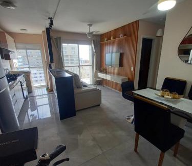 Vila Assuncao Apartment | linda vista mar,2 quartos,Ocian SP