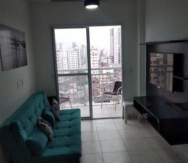 Vila Assuncao Apartment | Lindo Apartamento Novo Praia Grande Ocian 50 Metros da Praia