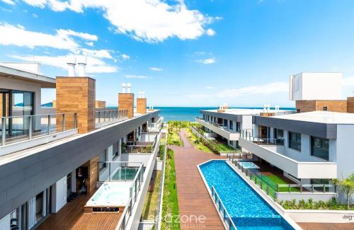Morro das Pedras Apartment | Lindo Apto Zen Pé na Areia com Jacuzzi em IBC0205