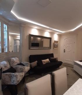 Gonzaga Apartment | Lindo Flat no Edifício Cosmopolitan, com GARAGEM e PISCINA