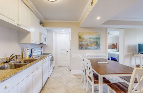 North Litchfield Beach Condo | Litchfield condo with lazy river, pool, hot tub, beach access & water park