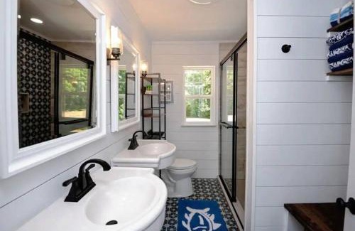 Riverside House | Little Blue Cottage: a wooded getaway near beaches and towns