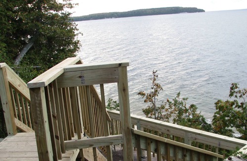 Gills Rock Cottage | Little House on the Bay---Door County Retro Style Spectacular water views