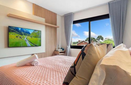 Quinta da Serra Apartment | Loft Canela 1 dorm Centro by Achei