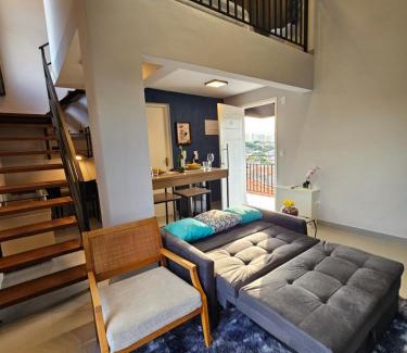 Jardim Oriental Apartment | LOFT Charmoso Aeroporto Metrô SP Expo com AC