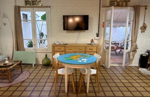 Logrono Historic Centre Apartment | Loft con patio en la zona de tapas Pet Friendly