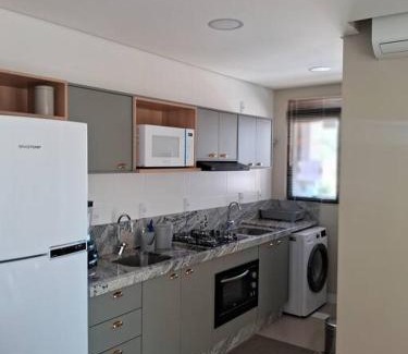 Centro Apartment | Loft decorado e equipado no Centro de Itajaí-SC
