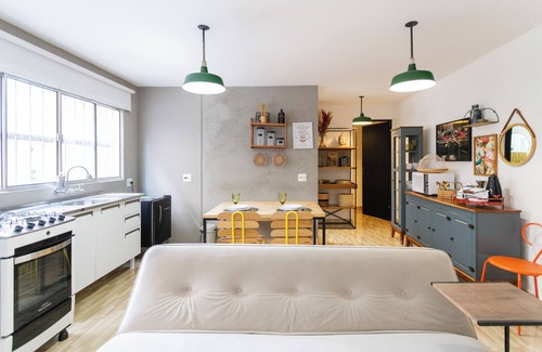 Vila Buarque Apartment | Loft Jaguaribe