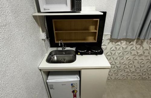 Esplanada Apartment | Loft Lux SM 02 (Smart TV, Ar condicionado, Cozinha)