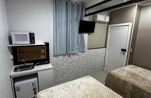 Esplanada Apartment | Loft Lux SM 02 (Smart TV, Ar condicionado, Cozinha)