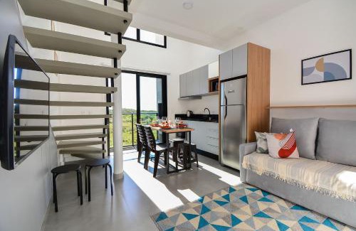Lagoa Pequena Apartment | Loft para 4 pessoas - Haleiwa Novo Campeche-SDI017