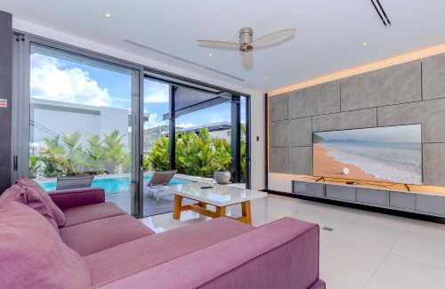 Ban Saiyuan Villa | Loft-Style Hyper Modern 4Br Villa Sunset garden 6 with 12x5m Salt Pool