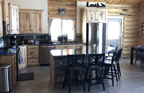 Island Park Cabin | Log Cabin near West Yellowstone! Hot Tub, Single Level!