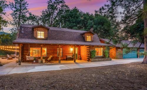 Coarsegold House | Log Cabin w/pool, spa, game room, sleeps 20