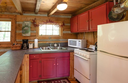 Hot Springs Cabin | Log Cabin with Private Outdoor Hot Tub